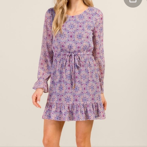 Blue Rain Dresses & Skirts - Blue Rain Jace Shimmer Floral Dress